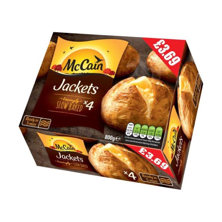 McCain Slow Baked Jackets 800g PM £3.69