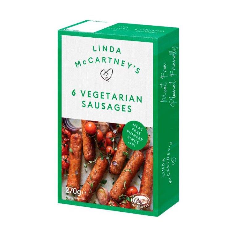 Linda McCartneys 6 Vegetarian Sausages 270g