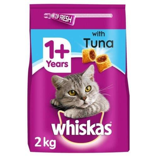 Whiskas 1+ Cat Complete Dry & Tuna 2kg