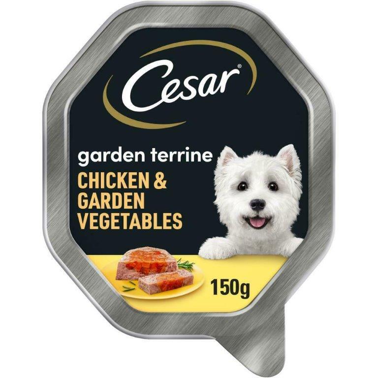 Cesar Garden Terrine Chicken Garnished & Garden Vegetables 150g
