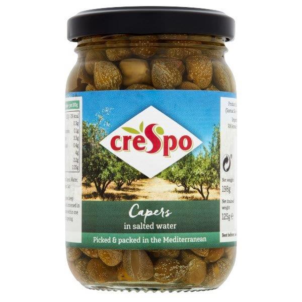 Crespo Capers In Salted Water 198g