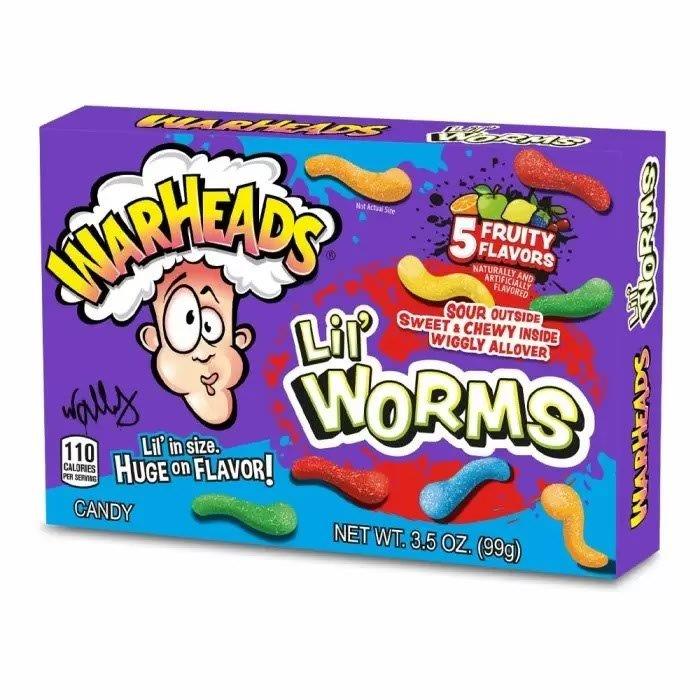 Warheads Lil Worms Theatre Box 99g