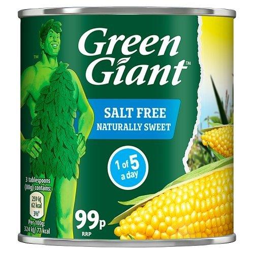 Green Giant Sweetcorn Salt Free PM 99p 340g