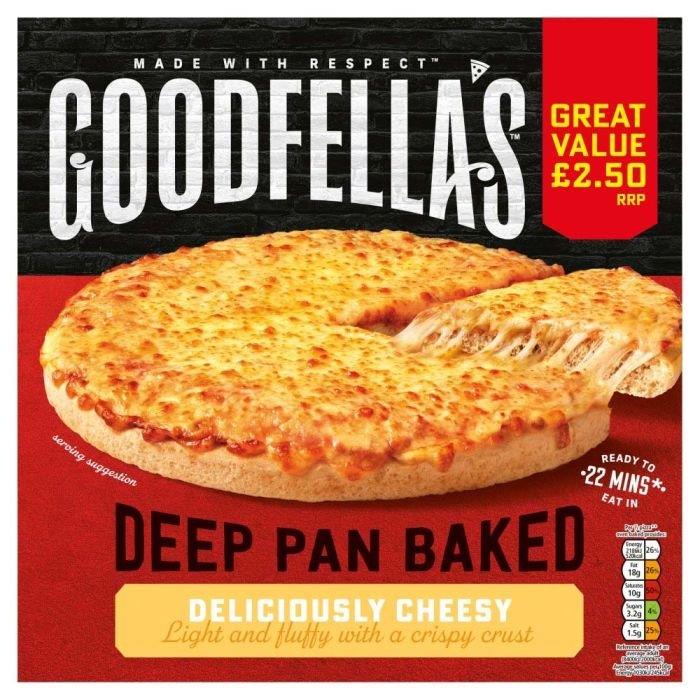 Goodfellas Deep Pan Cheesy Pizza 421g PM £2.99