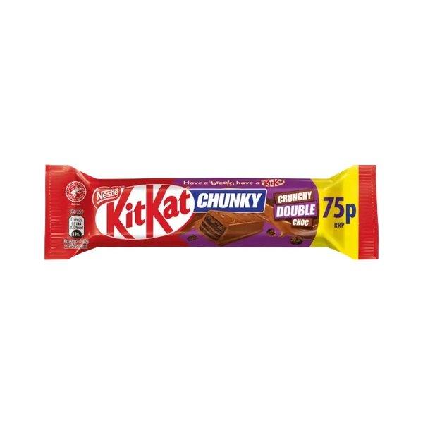 Kit Kat Chunky Double Chocolate PM 75p 42g NEW