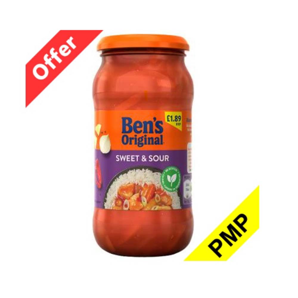 Bens Original Sweet And Sour Original Sauce PM £1.89 450g