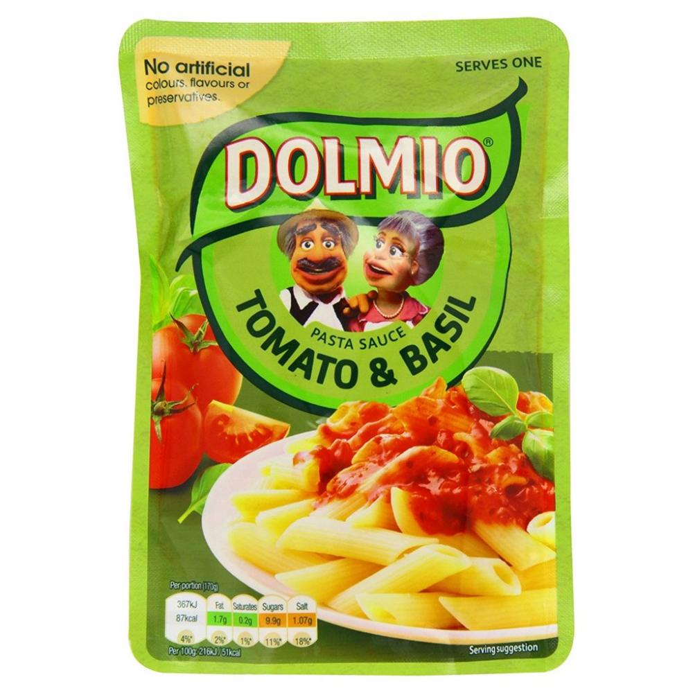 Dolmio Tomato & Basil Pouch 170g
