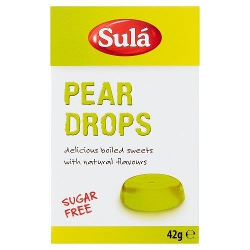 Sula Pear Drops Sugar Free 42g