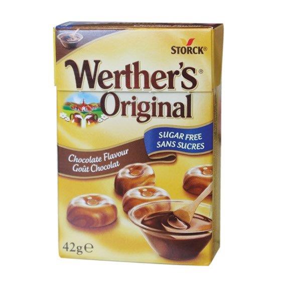Werthers Chocolate Candies Sugar Free 42g