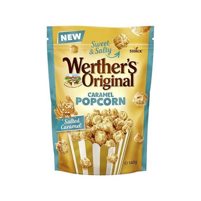 Werthers Salted Caramel Popcorn 140g NEW