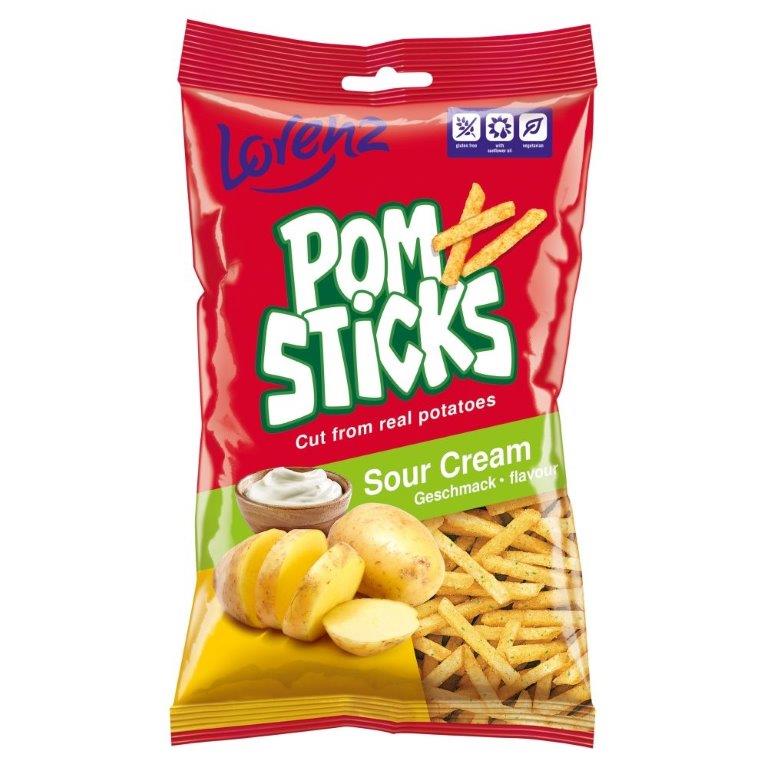 Lorenz Snacks Pomsticks Sour Cream 85g