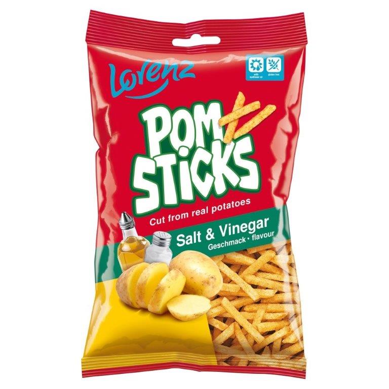 Lorenz Snacks Pomsticks Salt & Vinegar 85g