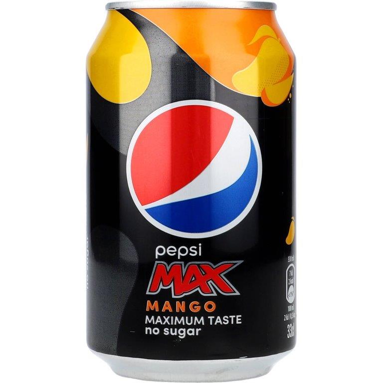 Pepsi Max Mango 330ml NEW