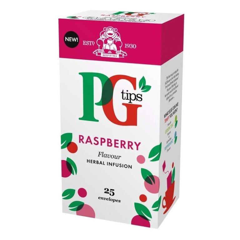 PG Tips Infusion Tea Bags Raspberry 25s 63g