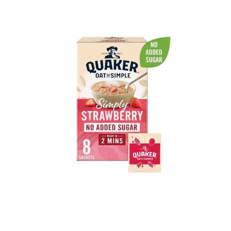 Quaker Oat So Simple Simply Strawberry (8 x 33g)264g