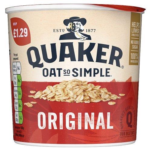 Quaker Oat So Simple Porridge Pot Original PM £1.25 45g