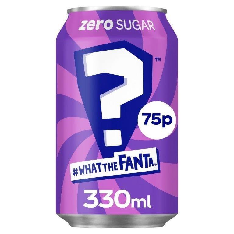 Fanta Zero What The Fanta 330ml PM 75p