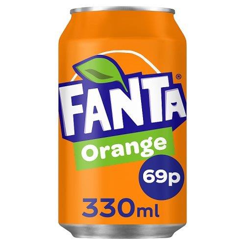 Fanta Orange 330ml PM 69p