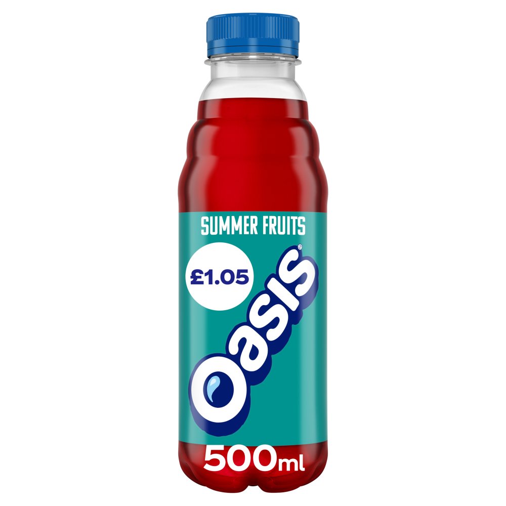 Oasis Summer Fruit PM £1.05 PET 500ml