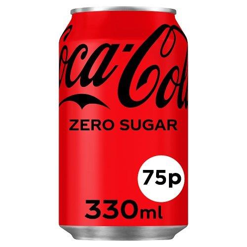 Coca Cola Zero PM 75p 330ml