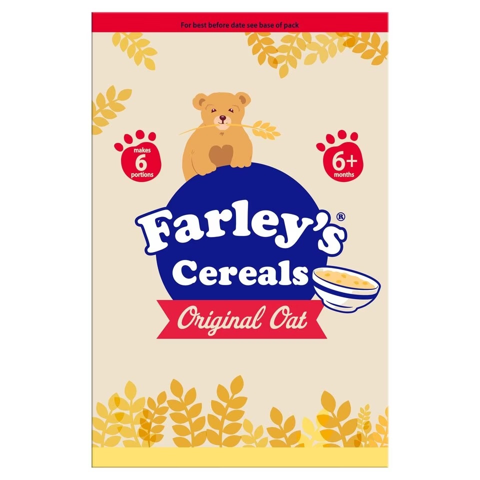 Farleys Cereals Original Oat Porridge 6 M+ 125g