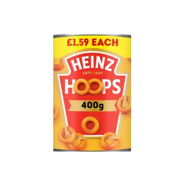 Heinz Spaghetti Hoops In Tomato Sauce PM £1.59 400g