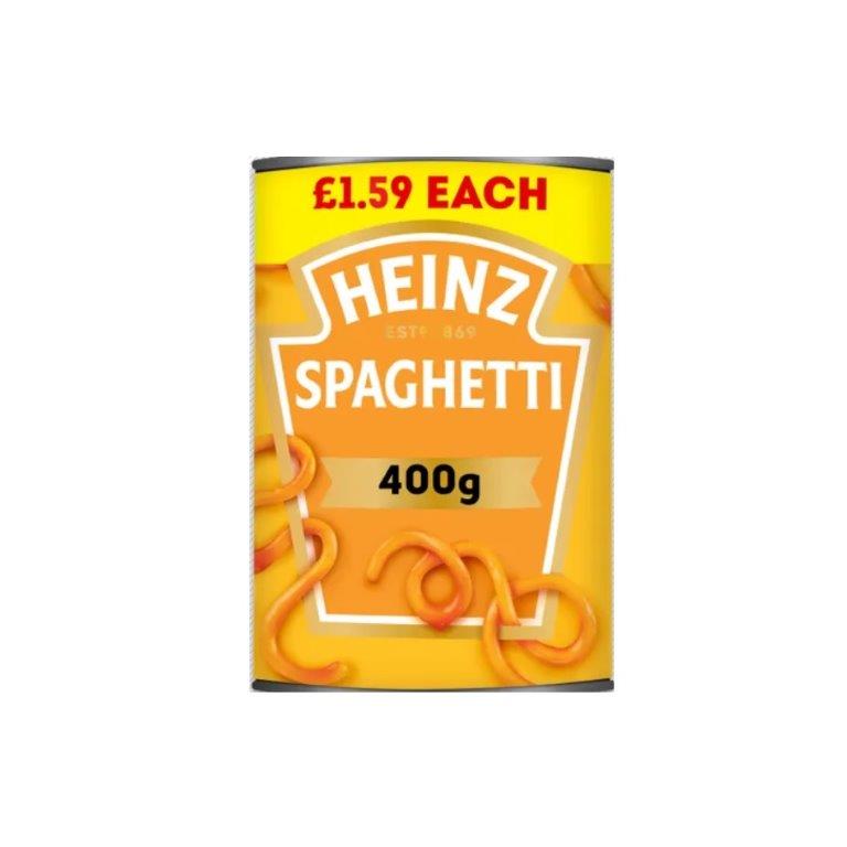Heinz Spaghetti PM £1.59 400g