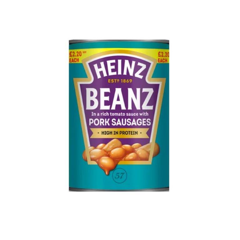Heinz Baked Beans & Sausages PM £2.20 415g
