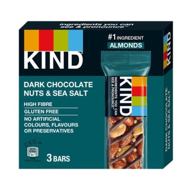 Kind Dark Chocolate Nuts & Sea Salt (3 x 30g) 90g