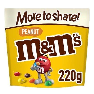 M&Ms Peanut More To Share Pouch 220g