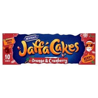 McVities Jaffa Cakes Orange & Cranberry 10pk (10 x 12.2g) 122g