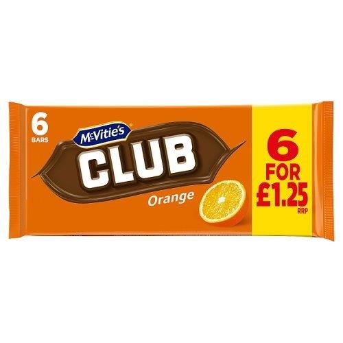 McVities Club Orange PM £1.25 6pk