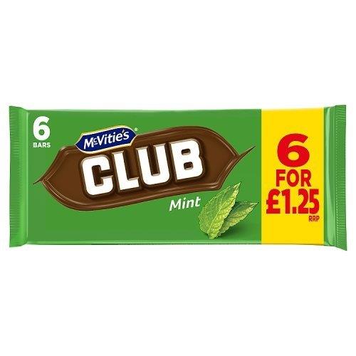 McVities Club Mint PM £1.25 6pk