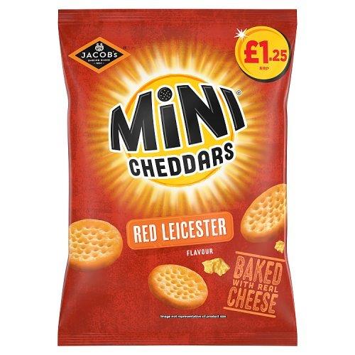 Jacobs Mini Cheddars Red Leicester PM £1.25 90g
