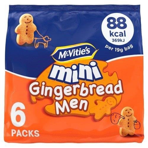 McVities Mini Gingerbread Minis 6pk (6 x 19g) 114g