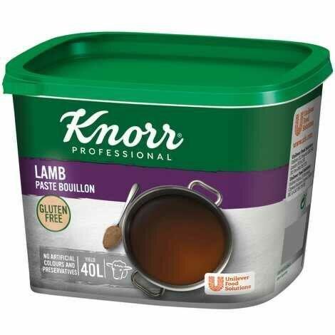 Knorr BouillonPaste Tub Lamb 2x1kg