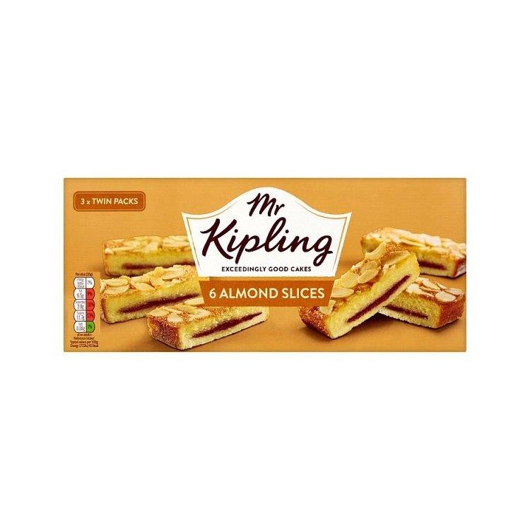 Mr Kipling Almond Cake Slices 6s 210g
