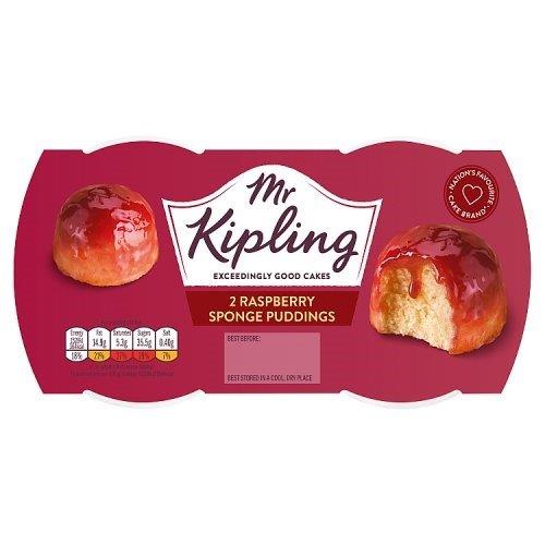 Kipling Raspberry Sponge Pudding 2pk (2 x 54g) 108g