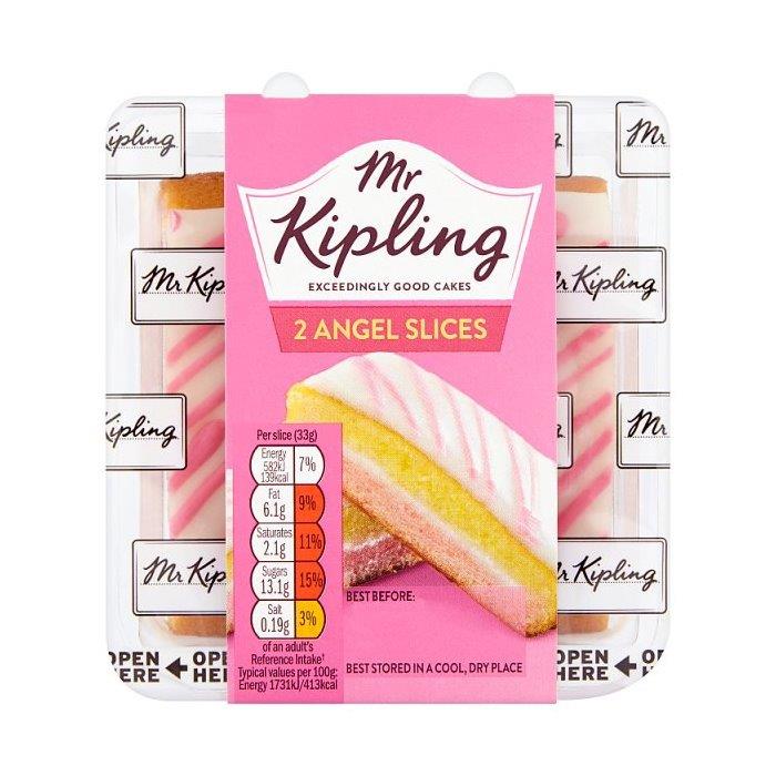 Mr Kipling Angel Cake Slices 2s 66g