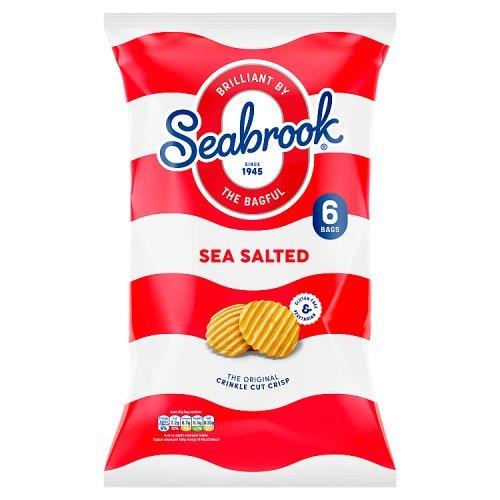Seabrook Sea Salt 6pk (6 x 25g) 150g