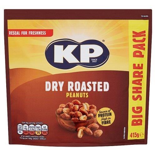 KP Dry Peanuts Rosasted 415g