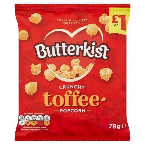 Butterkist Popcorn Crunchy Toffee PM £1 78g