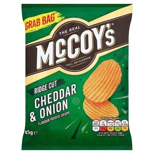 McCoys Cheddar & Onion Grab Bag 45g