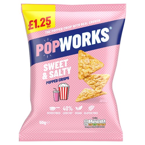 Popworks Sweet and Salty PM £1.25 50g