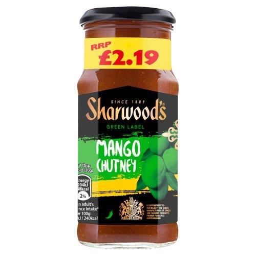Sharwood Chutney Green Label PM £2.19 227g