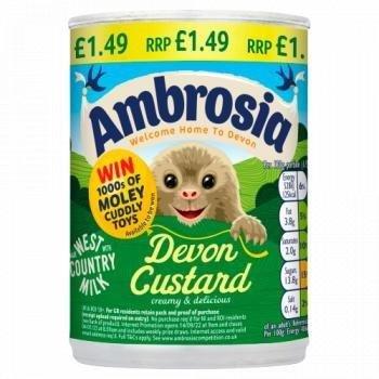 Ambrosia Devon Custard PM £1.49 400g
