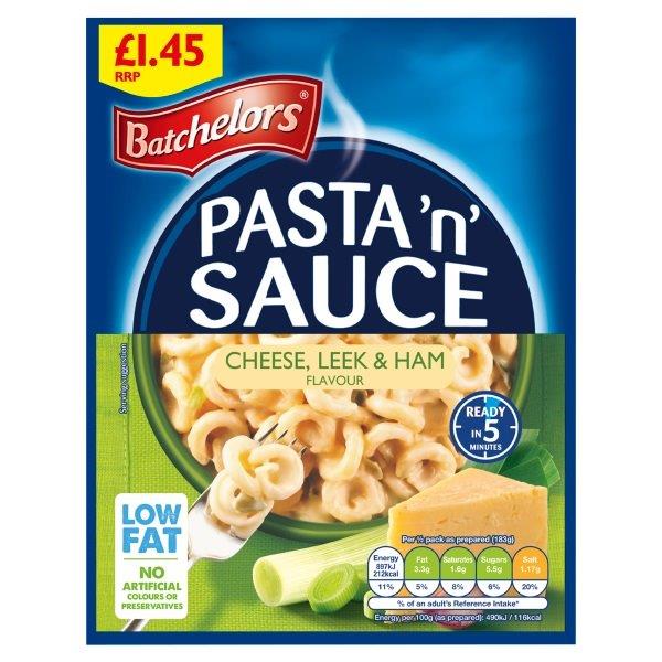 Batchelors Pasta N Sauce Cheese Leek & Ham PM £1.45 99g