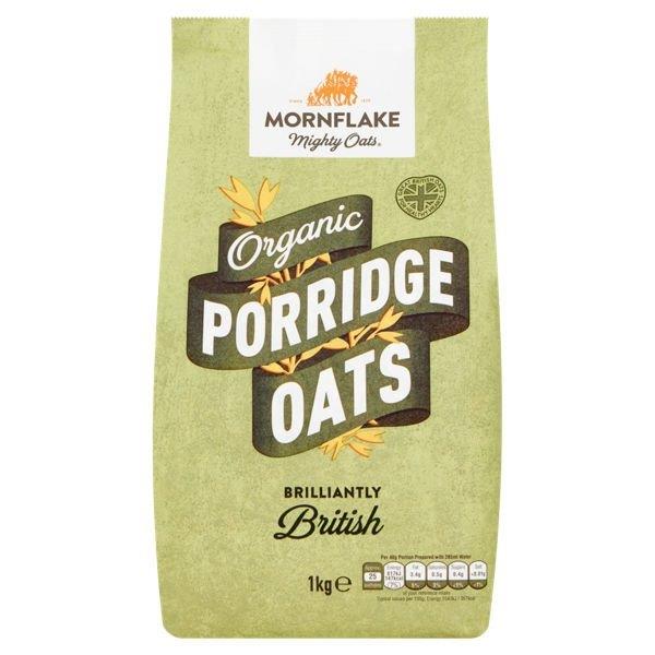 Mornflake Mighty Oats Organic Porridge Oats 1kg