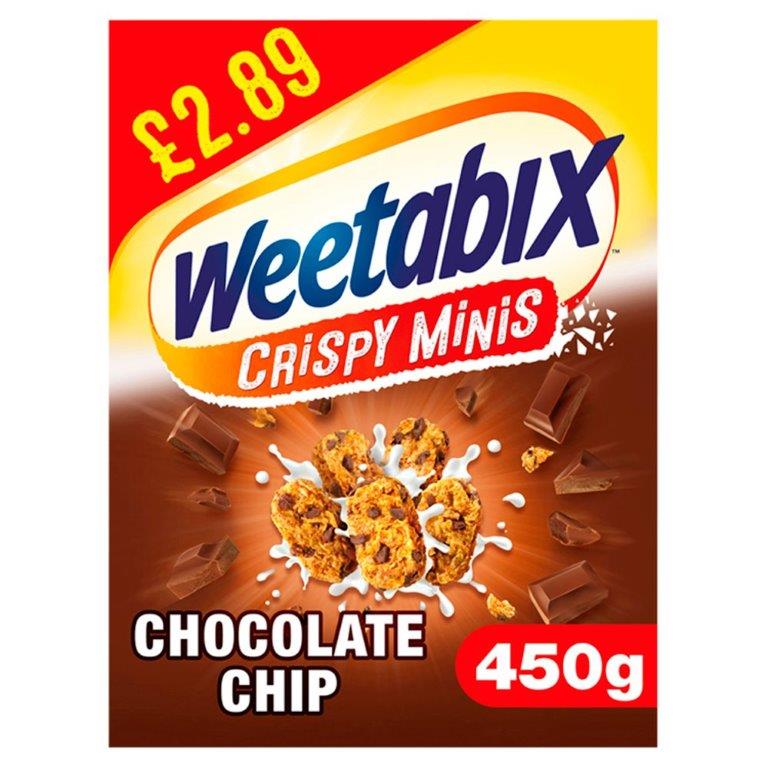 Weetabix Cereals Chocolate Crispy Minis PM £2.89 450g