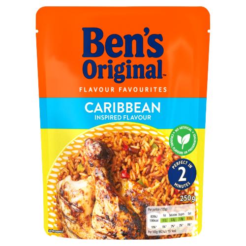 Ben's Original Caribbean Rice Ready To Heat Ltd Ed 250g